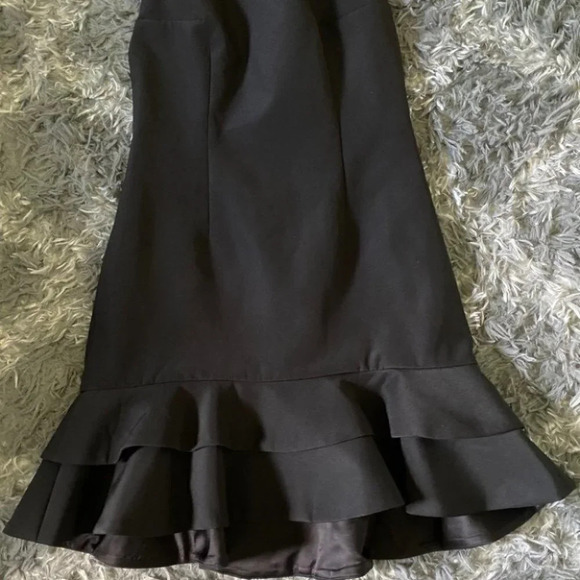 Keepsake Borderline black mini dress flared bottom XS - Picture 6 of 11